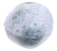 Artibetter Coussin Sphérique Moelleux Lune 17 Cm en Peluche Douce, Coussin Rond pour Canapé Décoratif, Oreiller Lunaire Douillet et Polyvalent pour Chambre et Salon