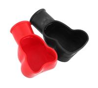 Artibetter Couvercle De Borne De Batterie De Voiture Capuchon D'Isolation Étanche Protection des Cosses Batterie 12V 1 Paire 2.44 X 1.65 X 0.87 in pour Entretien Auto Et Moto