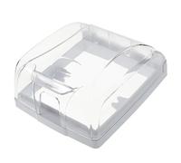 Artibetter Couvercle De Sonnette Transparent Auto-Adhésif 13.00X10.80X5. | Plastique Durable, Design Auto-Adhésif, Usage Domestique, D'Entreprise, Commerciales Et Industrielles