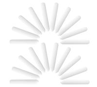 ARTIBETTER Couvercles D'extrémité Universels pour Panier de Lave-vaisselle, 200 Pièces Blanches en Caoutchouc, Kit de Réparation pour Protection et Restauration des Picots, Accessoires