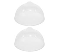 Artibetter Couvercles pour Appareil à Omelette en Plastique Résistant Haute Température, Lot de 2 Pièces, Gain de Place pour Petites Cuisines