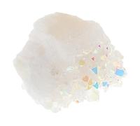ARTIBETTER Cristal de Quartz Multicolore 20-30g, Géode Naturelle pour Purification et Équilibrage Énergétique, Spécimen Minéral Éducatif pour Bureau, Pierres D’équilibrage Reiki, Amas