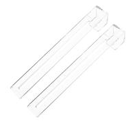 Artibetter Crochets Réglables pour Aquarium en Abs, 2 Pièces, Installation Facile et Gain de Place pour Plantes et Plateforme de Repos Tortue Aquarium
