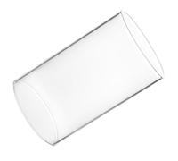 ARTIBETTER Cylindre de Protection Verre Transparent pour Bougies Abat-Jour Coupe-Vent et Anti-poussière Support Pratique et Résistant Verre Borosilicaté pour Décoration Intérieure et