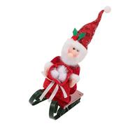 Artibetter Décoration Traîneau du Père Noël avec Figurine Mignonne Couleur Vive Facile à Monter pour Fête de Noël et Ambiance Chaleureuse