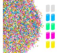 ARTIBETTER Décorations en Pâte Polymère 100g Multicolore pour Maison de Poupée, Tranches d'argile Douce DIY, Breloques Artisanales pour Bijoux et Accessoires, Kit Multifonction Créatif