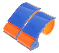 Artibetter Dévidoir de Ruban Adhésif D'emballage Prise Confortable et Design Ergonomique 2 Pièces Bleu en Plastique pour Travail D'emballage en Entrepôt
