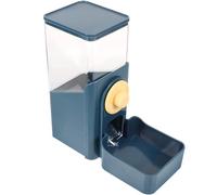 ARTIBETTER Distributeur Automatique de croquettes pour Chats, Lapins et Hamsters, Suspendu en polypropylène Bleu Profond, Anti-retournement, Facile à Nettoyer, idéal pour Cages et Petits espaces