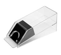 Artibetter Distributeur de Cartes Portable en Acrylique Solide pour Jeux de Société sur Table, Accessoire Multifonction Croupier pour Parties de Poker et Divertissement