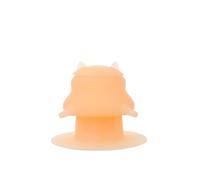 ARTIBETTER Distributeur de Lait pour Chiots et Petits Animaux en Silicium Beige avec Tétines Souples, Alimentation Simultanée et Dosage Précis pour Station de Nourrissage