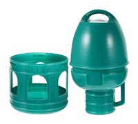 Artibetter Distributeur d'eau pour Détachable Portable en Plastique 5l Mangeoire Ronde pour Maison et Zoo