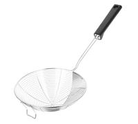 ARTIBETTER Écumoire Inox Résistante Chaleur avec Manche Anti-brûlure Cuillère Passoire Fine Polyvalente pour Pâtes et Friture Ustensile de Cuisine Professionnel Léger