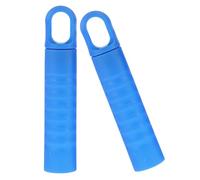 Artibetter Embout de Poignée de Poteau à Linge Bleu en Plastique 2pcs pour Manches de Balais-serpillières, Accessoire Pratique Ergonomique pour Tâches Ménagères