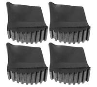 ARTIBETTER Embouts Antidérapants pour Pieds d'Échelle en Caoutchouc Lot de 4 pour Échelles de Chantier et Usage Domestique 2,5X6,3 CM