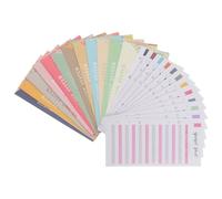 Artibetter Ensemble 24 Pièces Enveloppes Budgétaires en Cuivre avec 12 Feuilles de Suivi des Dépenses Colorées, Format Occidental, Léger et Portable pour Gestion Budget Personnel et