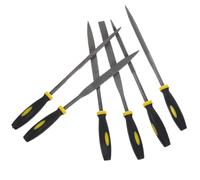 Artibetter Ensemble de 6 Limes Métalliques Compactes pour Travail du Bois et Métal Finition Professionnelle, Outils de Sculpture en Acier et Plastique pour Menuiserie