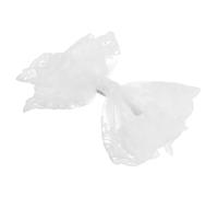 Artibetter Épingle à Cheveux Design Simple et Chic à Ressort en Dentelle Blanche Compacte et Facile à Transporter pour Femmes et Filles pour Fêtes et Soirées Dansantes