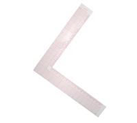 Artibetter Équerre à Angle Droit pour Couture et Patronage, Règle en Plastique L, Outil de Tailleur Professionnel, Couleur Transparente, Taille Moyenne, Accessoire Précis pour Travaux