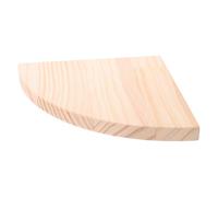 Artibetter Étagère d'angle Murale Forme Éventail en Bois et Affichage Polyvalent pour Optimisation D'espace pour Petits Appartements et Chambres