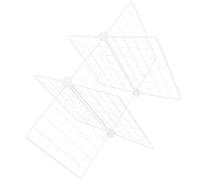 ARTIBETTER Étagère de Rangement Métallique 6 Compartiments 61X41X32 CM pour Congélateur Coffre Séparateur D’Étagère Solide Anti-Corrosion Organiseur Alimentaire Multifonction Cuisine et