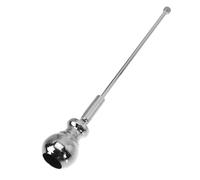 Artibetter Éteignoir à Bougie en Fer à Long Manche, 1 Pièce, Argenté | Tête Créative de Gourde, Style Vintage, pour Bougie et Chandelle Conique
