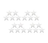 Artibetter Étoiles En Mousse 20 Pièces 5 CM Blanches Ornements De Noël Vierges À Peindre Décorations D'Arbre De Noël Pour Bricolage Fêtes Mariage Et Artisanat