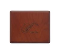 Artibetter Étui à Anches de Clarinette Bois Jusqu à Anches Étui Double Face pour Alto Saxophone et Baryton Résistant aux Chocs Eau Style Naturel