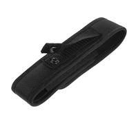 Artibetter Étui pour Lampe Torche de Poche en Nylon Noir Résistant, Pochette Zippée Robuste pour Ceinture, pour Camping et Randonnée