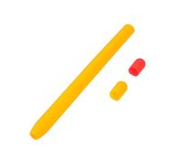 Artibetter Étui Silicone Antidérapant pour Stylet Pencil Protection Capuchon Et Embouts Couleur Orange Soleil