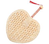 Artibetter Éventail en Paille de Blé Fait Main de Cœur, Léger, Décoration Murale D'été Maison, Artisanat Traditionnel Tissé la Main Plusieurs styles