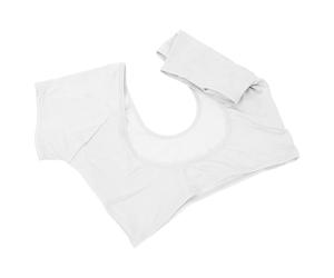 ARTIBETTER Gilet Absorbant la Transpiration Aisselles en Coton et Polyester, Taille L, Blanc, Coussinets Anti-transpiration Respirants et Lavables, Protection la Sueur pour Femmes, Usage