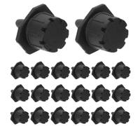 Artibetter Goutteur D'irrigation Réglable Résistant la Corrosion l'usure en Pom Noir 100 Pièces pour Légumes et Plantes Jardins et Projets Paysagers