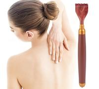 ARTIBETTER Gratte-dos Télescopique, Masseur à Gratter le Dos, Tube Extensible Portable en Alliage D’aluminium et Abs, Couleur Or, pour Personnes Âgées et Parents