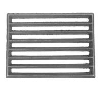 Artibetter Grille de Barbecue en Fonte Rectangulaire Noire, Accessoire de Cheminée Robuste, Optimise la Distribution de Chaleur, Facile à Entretenir pour Cuisson Extérieure
