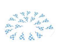 Artibetter Guirlande de Drapeaux de Course en Polyester 20 Fanions Bleus pour Décoration de Fête et Signal de Départ, Longueur 7m, pour Anniversaire ou Événement