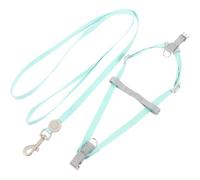 Artibetter Harnais pour Chat en Polyester Vert Laisse Réglable, Robuste et Élégant, pour Promenade en Extérieur, Ensemble 1 Pièce Confortable et Pratique