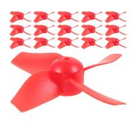 ARTIBETTER Hélice en Plastique Rouge à 4 Pales pour Drone Rc H36, Mini Hélice Légère de Rechange, Kit de 16 Pièces pour Avion Radiocommandé, Accessoires Polyvalents pour Vol Intérieur