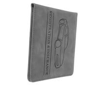 Artibetter Housse De Permis De Conduire Porte-Carte De Titre Porte-Carte D'Assurance Et D'Immatriculation Porte-Carte D'Immatriculation Et D'Assurance De Voiture