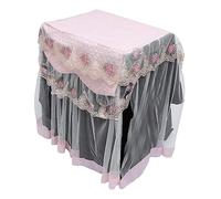 Artibetter Housse De Pour Machine à Laver De Dentelle Couvercle Anti-poussière Élégant Et Pratique Pour Salle De Bain Cuisine Balcon Design Romantique Et Facile à Nettoyer