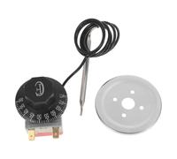 Artibetter Interrupteur de Thermostat Réglable pour Chauffe-Eau Électrique, Bouton Rotatif en Bakélite et Fer, Plage de Température 30-75°c, Compatible et Facile à Utiliser Couleur Aléatoire