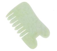 Artibetter Jade Gua Sha Peigne de massage en forme de peigne pour spa, thérapie d'acupuncture