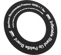 Artibetter Joint Rond de Remplacement pour Valve Gonflable, PVC Noir | Flexible, Facile à Transporter, pour Planche Paddle, Matelas et Canapé Gonflable