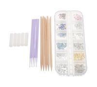 Artibetter Kit de 1 ensemble de strass pour les dents - Bijoux en strass à dos plat pour décorer vos dents - Application facile et sûre pour les remises de diplômes, les fêtes, les cadeaux