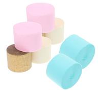 Artibetter Kit de 8 Serpentins en Papier Crépon Coloré, Multicolore, 2 Pièces de Chaque, Décoration D'événements pour Mariage, Anniversaire et Fête, Banderoles Suspendues Résistantes