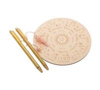 Artibetter Kit de Divination avec Baguettes de Sourcier en Cuivre 99,9%, Pendule et Tapis Spirituel Portable pour Chasse aux Fantômes et Divination Précise