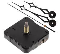 Artibetter Kit et Mécanisme Silencieux Horloge à Monter Soi-même Aiguilles Noires en Plastique, Conception Facile D'utilisation pour Fabrication D'horlogerie