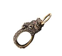 Artibetter Laiton Dragon Head Conception Charme Mini Antique Dragon Pendentif Taille Cadenas Bricolage Voiture Porte- Clés Porte- Clés Collier Collier Pendentif Pendentif Polyvalente