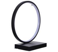 Artibetter Lampe Cercle LED de Bureau en Fer Noir, Design Rond Minimaliste