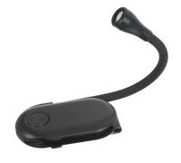 Artibetter Lampe de Lecture à Pince LED Rechargeable Noire, Petite Lampe de Lecture Portable Luminosité Réglable, Veilleuse pour Lire Lit, Accessoire Léger et Compact pour Protection