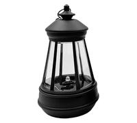 Artibetter Lanterne Design Portable et Léger Décorative Extérieure en Plastique Solaire Noir et de Chien pour Jardin Activités en Plein Air